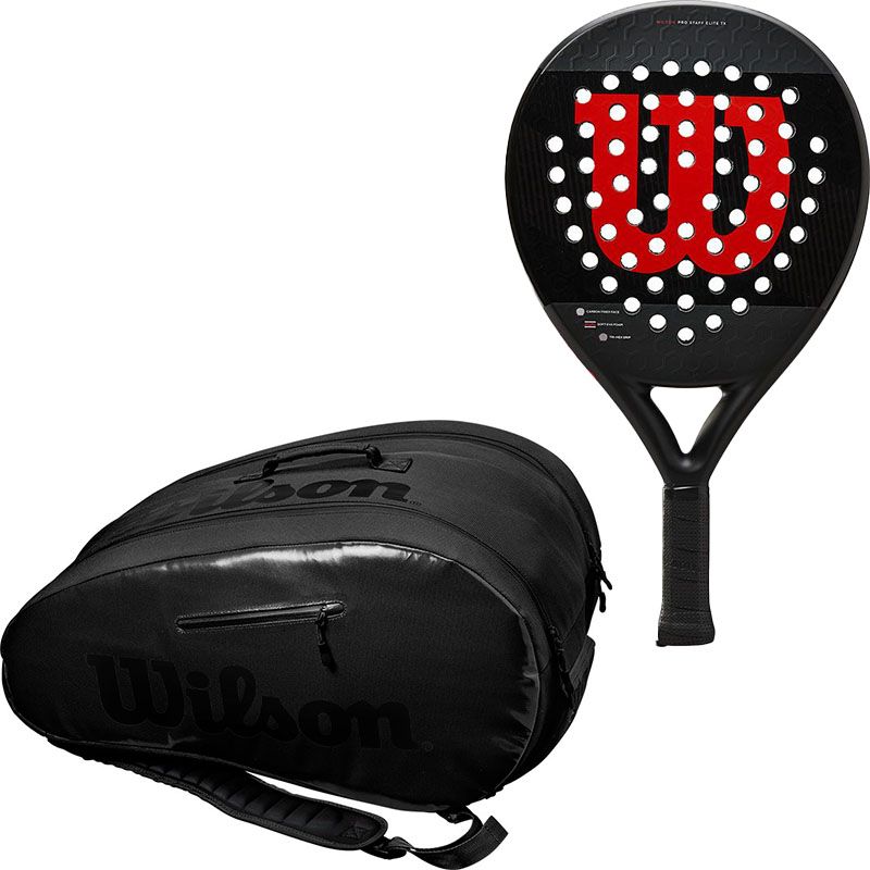 Wilson Pro Staff Elite TX Padel 2 + Tas